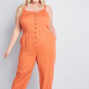 NWT Modcloth Every Waking Momentum Jumpsuit 1X